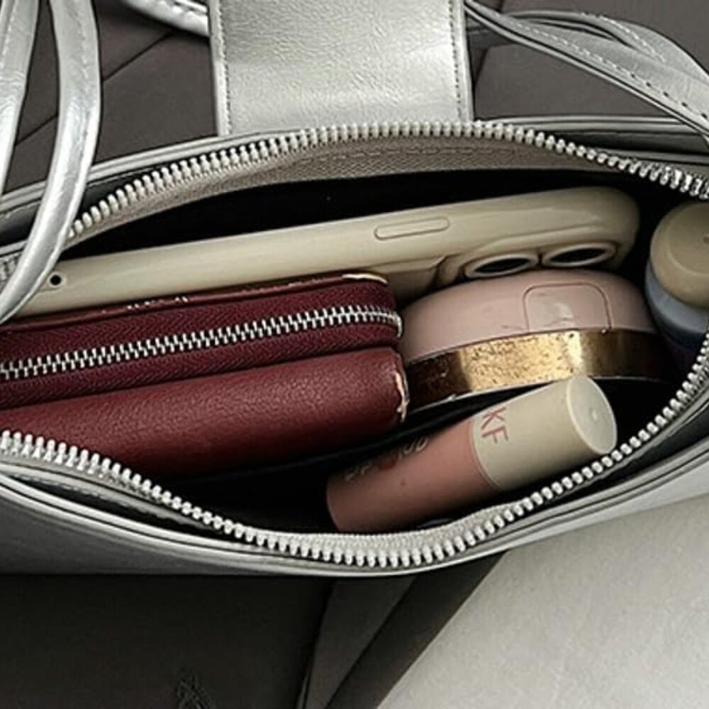 Vintage Leather Small Crossbody Bag Women's Retro Stylish Purse - Picture 6 of 7